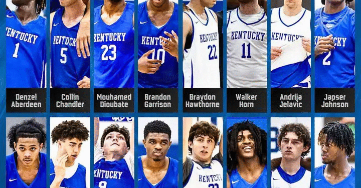 Kentucky Unveils 2025-26 Roster—And It Could Be the Most Dangerous Lineup in College Basketball, Giving Fans Plenty to Cheer About