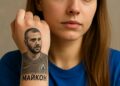 Фенска отдаденост: Млада привърженичка на Левски показа впечатляваща татуировка на Майкон По време на….